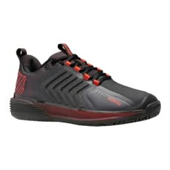 K-Swiss Ultrashot 3 Men's Tennis Shoe (Asphalt/Black/Orange) -Racquet Guys Shop 06988 061.01