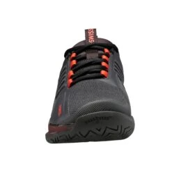 K-Swiss Ultrashot 3 Men's Tennis Shoe (Asphalt/Black/Orange) -Racquet Guys Shop 06988 061.02