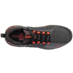 K-Swiss Ultrashot 3 Men's Tennis Shoe (Asphalt/Black/Orange) -Racquet Guys Shop 06988 061.06
