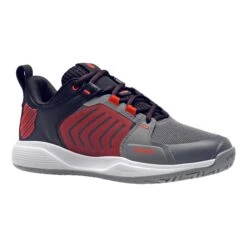 K-Swiss Ultrashot Team Men's Tennis Shoe (Grey/Black/Orange) -Racquet Guys Shop 07395 052.01