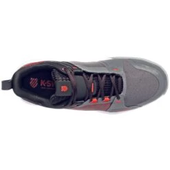 K-Swiss Ultrashot Team Men's Tennis Shoe (Grey/Black/Orange) -Racquet Guys Shop 07395 052.06