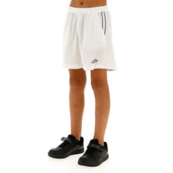 Lotto Boy's Squadra Shorts (Brilliant White)