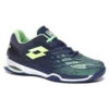 Lotto Mirage 100 Speed Men's Tennis Shoe (Navy/Green) -Racquet Guys Shop 210732 1NQ