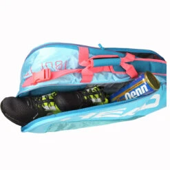 Head Tour Team Combi 6 Pack Racquet Bag (Blue/Pink) -Racquet Guys Shop 283150BLPK 2