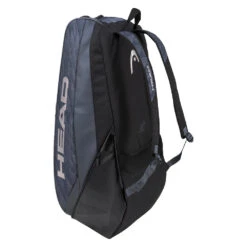Head Djokovic Monstercombi 12 Racquet Bag (Anthracite/Black) -Racquet Guys Shop 283242 Djokovic 12R Monster Combi 2