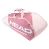 Head Tour Team Combi 6 Pack Racquet Bag (Rose/White) -Racquet Guys Shop 283482 Tour Team 6R Combi RSWH 165