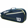 Wilson Junior 3 Pack Bag (Navy/White/Green) -Racquet Guys Shop 2WR8012801001