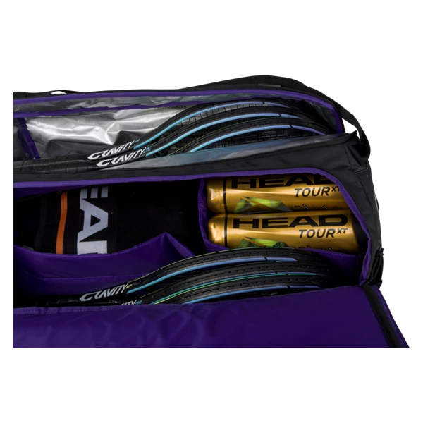 Head R-PET Gravity Duffel 12 Pack Racquet Bag (Black) 4 Head R-PET Gravity Duffel 12 Pack Racquet Bag (Black) - Image 4