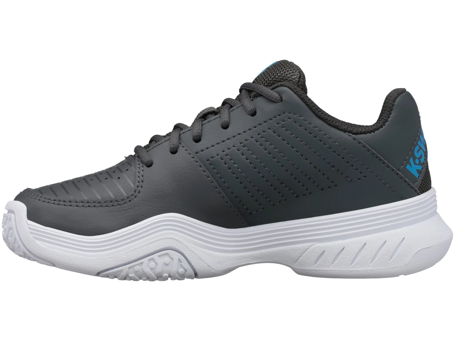 K-Swiss Court Express OMNI Junior Tennis Shoe (Black/Blue) 4 K-Swiss Court Express OMNI Junior Tennis Shoe (Black/Blue) - Image 4