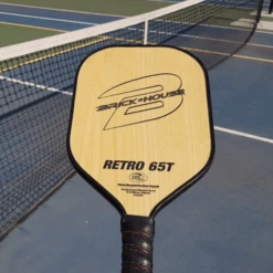 Brick House Retro 65T (Natural Ash) -Racquet Guys Shop 65t at net 2