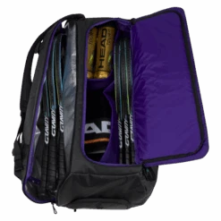 Head R-PET Gravity Duffel 12 Pack Racquet Bag (Black) 7 Head R-PET Gravity Duffel 12 Pack Racquet Bag (Black) -Racquet Guys Shop 6gravityduffelblack