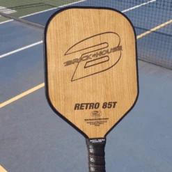 Brick House Retro 85T (Natural Cherry) -Racquet Guys Shop 85T at net 3