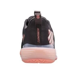 K-Swiss Ultrashot 3 Women's Tennis Shoe (Asphalt/Peach/White) -Racquet Guys Shop 96988 007.03