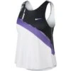 Nike Women's 2-in-1 Tank Top (White/Black/Purple)