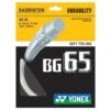 Yonex BG 65 Badminton String (White) -Racquet Guys Shop BG6510 1 49413fa7 ec1d 4bc1 b115 d6403945c9c1