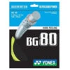 Yonex BG 80 Badminton String (Yellow) -Racquet Guys Shop BG80Yellow