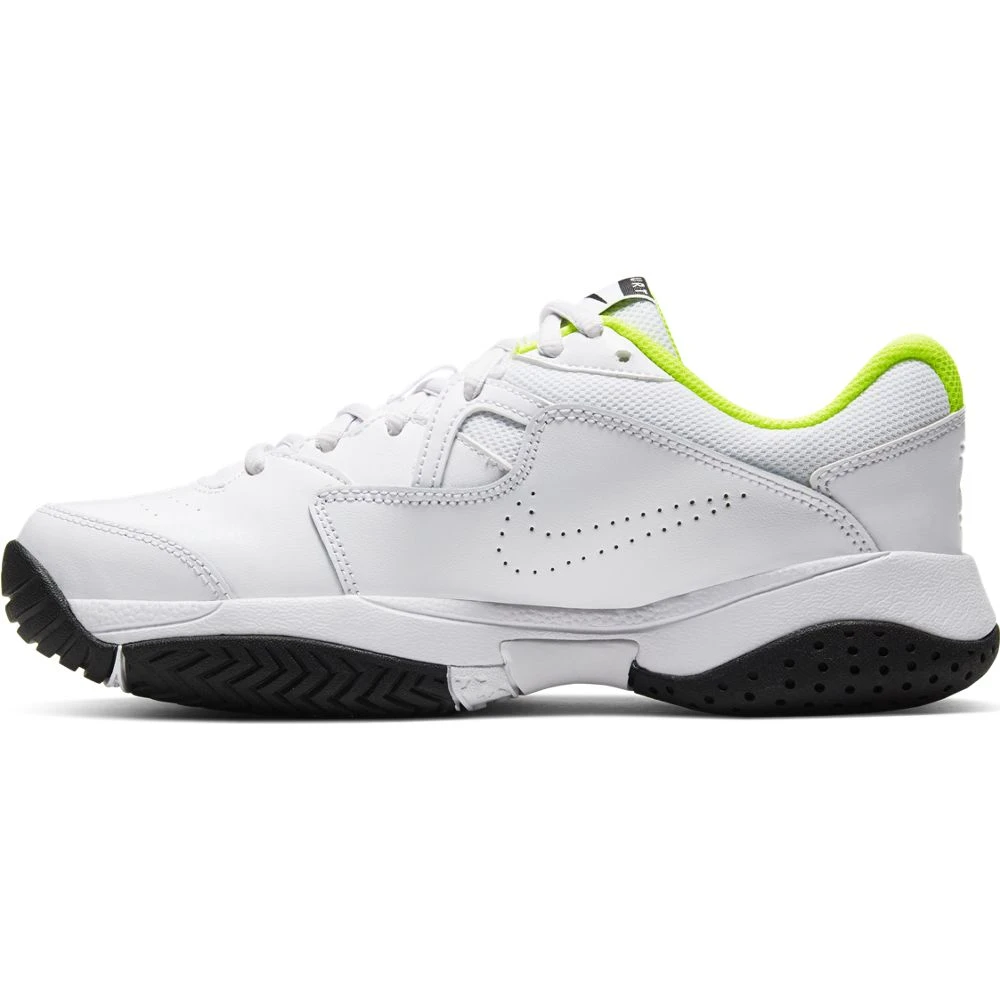 Nike Court Lite 2 Junior Tennis Shoe (White/Black/Green) 6 Nike Court Lite 2 Junior Tennis Shoe (White/Black/Green) - Image 6