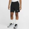 Nike Boy's Court Flex Ace Shorts (Black/White) -Racquet Guys Shop CI9409 010 PHSFM001 1000