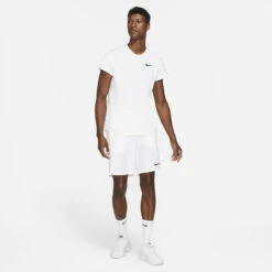 Nike Men's Dri-FIT Breathe Slam Top (White) 9 Nike Men's Dri-FIT Breathe Slam Top (White) -Racquet Guys Shop CV3840 100 PHSYM003 3144