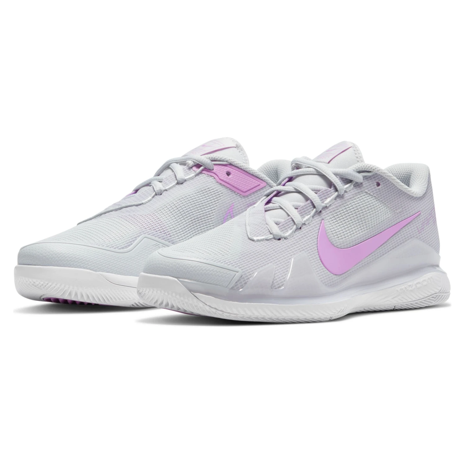 Nike Air Zoom Vapor Pro Women's Tennis Shoe (Light Grey/Fuchsia/White) 5 Nike Air Zoom Vapor Pro Women's Tennis Shoe (Light Grey/Fuchsia/White) - Image 5