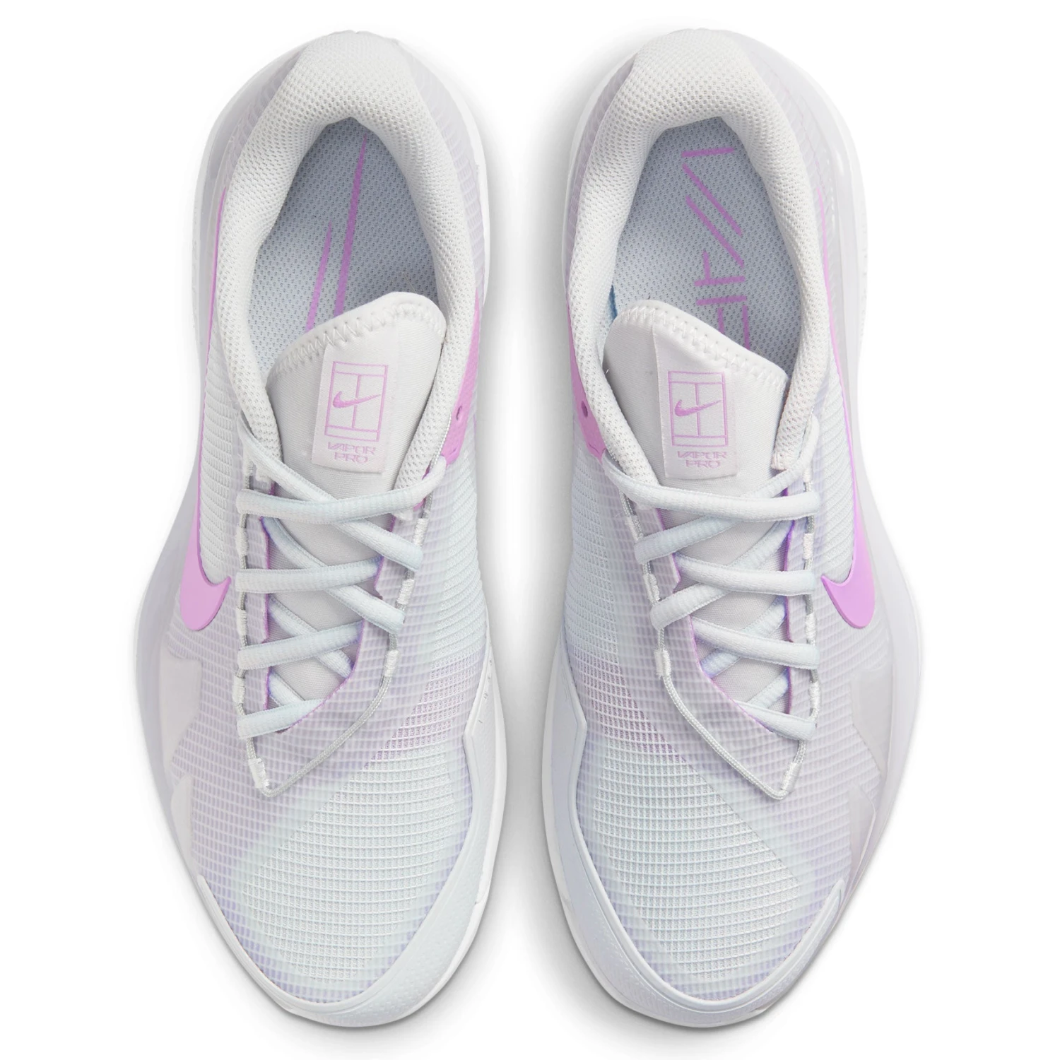 Nike Air Zoom Vapor Pro Women's Tennis Shoe (Light Grey/Fuchsia/White) 3 Nike Air Zoom Vapor Pro Women's Tennis Shoe (Light Grey/Fuchsia/White) - Image 3