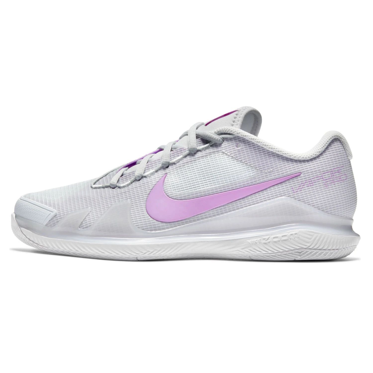 Nike Air Zoom Vapor Pro Women's Tennis Shoe (Light Grey/Fuchsia/White) 9 Nike Air Zoom Vapor Pro Women's Tennis Shoe (Light Grey/Fuchsia/White) - Image 9