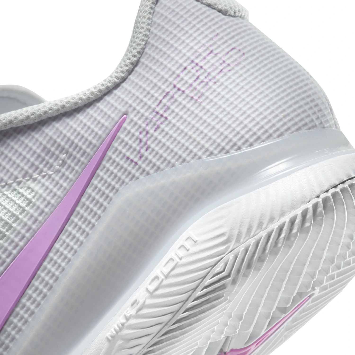 Nike Air Zoom Vapor Pro Women's Tennis Shoe (Light Grey/Fuchsia/White) 8 Nike Air Zoom Vapor Pro Women's Tennis Shoe (Light Grey/Fuchsia/White) - Image 8