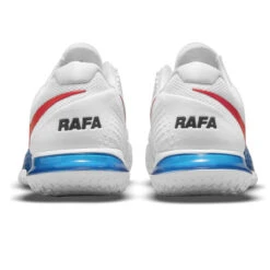 Nike Zoom Vapor Cage 4 Rafa Men's Tennis Shoe (White/Red/Blue) -Racquet Guys Shop DD1579 113 PHCBH000 3144