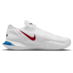 Nike Zoom Vapor Cage 4 Rafa Men's Tennis Shoe (White/Red/Blue) -Racquet Guys Shop DD1579 113 PHSRH001 3144
