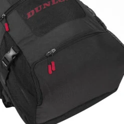 Dunlop SX Casual Sport Long Backpack Racquet Bag (Black/Red) -Racquet Guys Shop DT20 10295390 CASUAL SPORTY LONG BACKPACK BLK RED 7