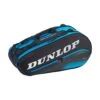 Dunlop FX Performance Thermo 8 Pack Racquet Bag (Black/Blue) -Racquet Guys Shop DT20 10304001 FX PERFORMANCE8RKTTHERMOBAGBLK BLE JPG