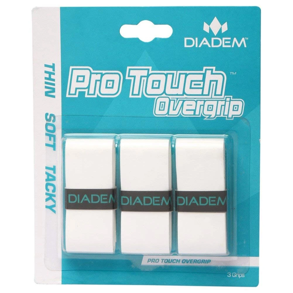 Diadem Pro Touch Overgrip 3 Pack (White) 1 Diadem Pro Touch Overgrip 3 Pack (White)