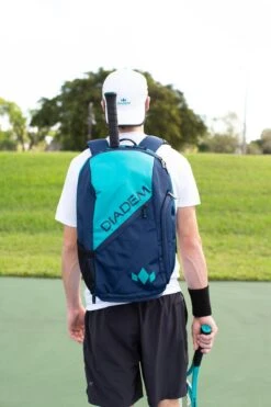 Diadem Elevate Tour Backpack Racquet Bag (Teal/Navy) -Racquet Guys Shop Elevate Backpack 2 1800x1800 5bbc3709 4d0d 4db9 8f00 cbd7030c88fe