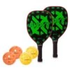 ONIX Evoke Teardrop (Green) 2 Paddle Pickleball Bundle -Racquet Guys Shop EvokeTeardropGreenBundle
