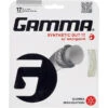 Gamma Synthetic Gut 17/1.27 With Wearguard Tennis String (White) -Racquet Guys Shop Gamma synthetic gut 17 wearguard white tennis string Racquetguys