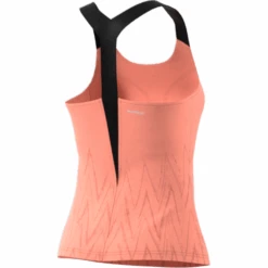 Adidas Women's Tennis Primeblue Aeroknit Y-Tank Top (Ambient Blush) -Racquet Guys Shop H31426 APP virtual back white