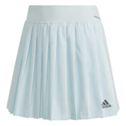 Adidas Women's Club Pleated Skirt (Blue) -Racquet Guys Shop HN6189 2 APPAREL Photography FrontCenterView white