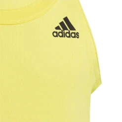 Adidas Girl's Club Tank Top (Beam Yellow) -Racquet Guys Shop HN6304 5 APPAREL Photography DetailView2 transparent