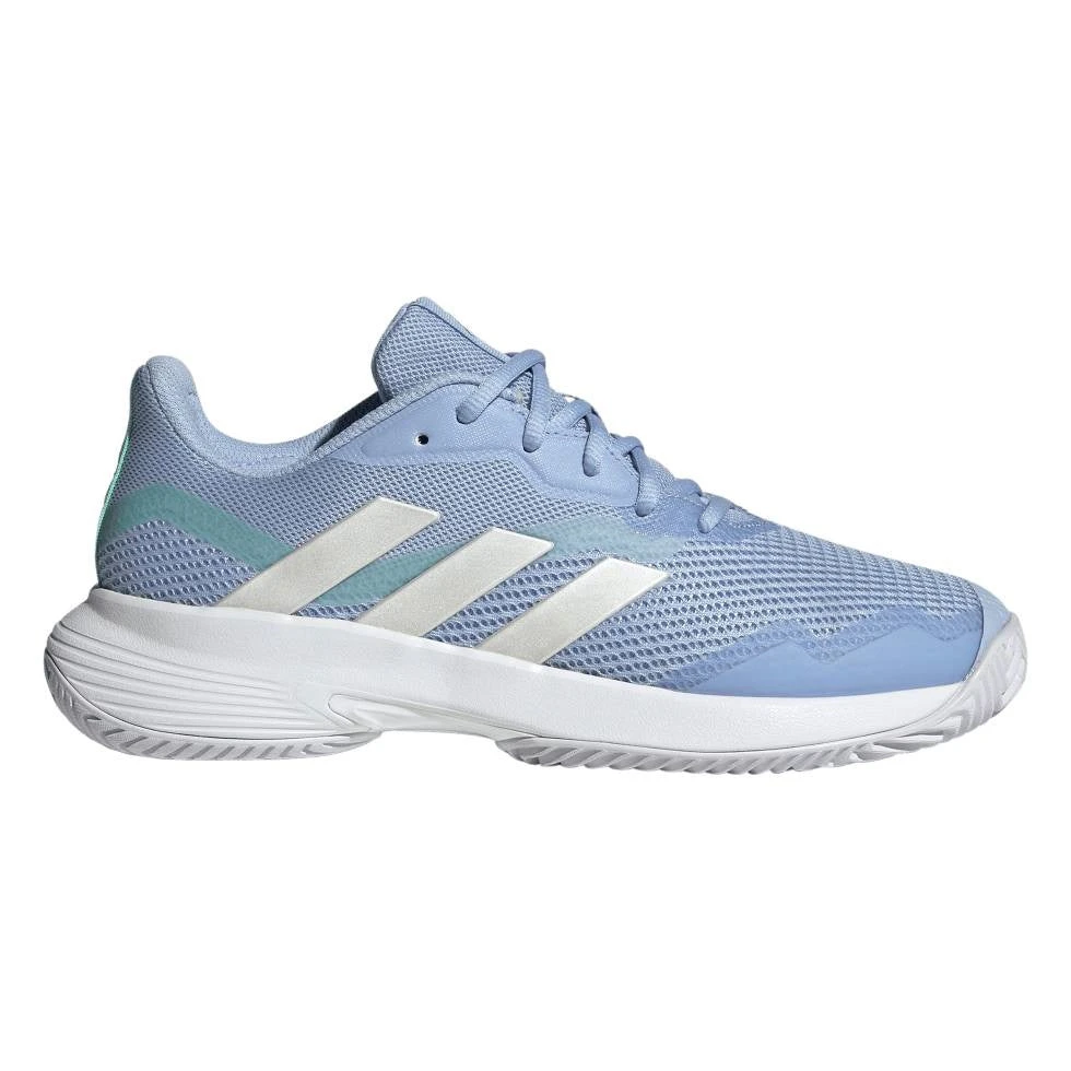 Adidas CourtJam Control Women's Tennis Shoe (Blue/White) 1 Adidas CourtJam Control Women's Tennis Shoe (Blue/White)
