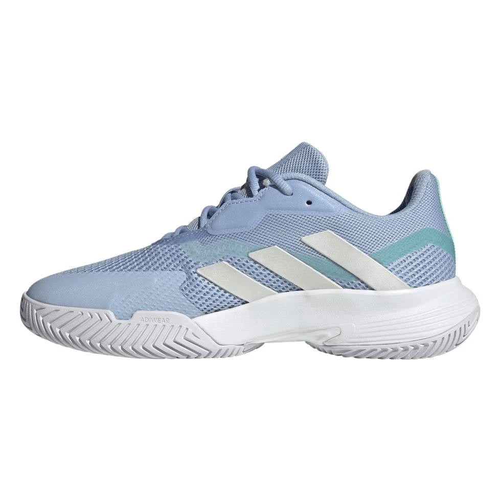 Adidas CourtJam Control Women's Tennis Shoe (Blue/White) 2 Adidas CourtJam Control Women's Tennis Shoe (Blue/White) - Image 2