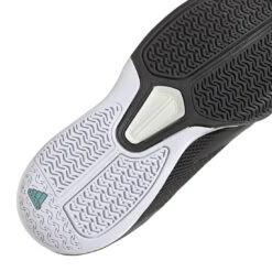 Adidas Courtflash Speed Men's Tennis Shoe (Black/White) -Racquet Guys Shop HQ8482 9 FOOTWEAR Photography DetailView2 transparent