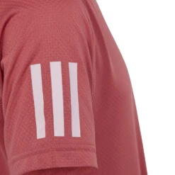 Adidas Girl's Club Top (Pink) -Racquet Guys Shop HS0552 4 APPAREL Photography DetailView1 transparent