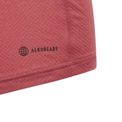 Adidas Girl's Club Top (Pink) -Racquet Guys Shop HS0552 5 APPAREL Photography DetailView2 transparent