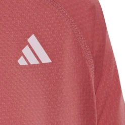 Adidas Girl's Club Top (Pink) -Racquet Guys Shop HS0552 6 APPAREL Photography DetailView3 transparent