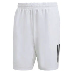 Adidas Men's Club 3 Stripe 7-inch Short (White)