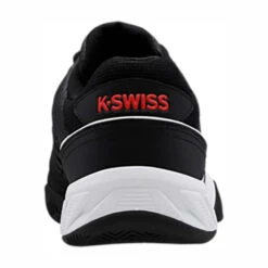 K-Swiss BigShot Light 4 Men's Tennis Shoe (Black/White/Red) -Racquet Guys Shop K SwissBigShotLight4Black4