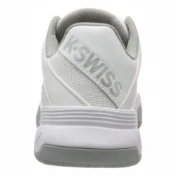 K-Swiss Court Express Clay Court Women's Tennis Shoe (White/Silver) 9 K-Swiss Court Express Clay Court Women's Tennis Shoe (White/Silver) -Racquet Guys Shop K Swiss Court Express Womens White Silver Image Heel