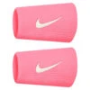 Nike Tennis Premier Doublewide Wristband (Pink Gaze/White) -Racquet Guys Shop N.000.2466 676 P 1A5A7LR