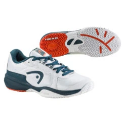Head Sprint 3.5 Junior Tennis Shoe (White/Orange) -Racquet Guys Shop Presentation 275132 Sprint 3.5 Junior WHOR 3