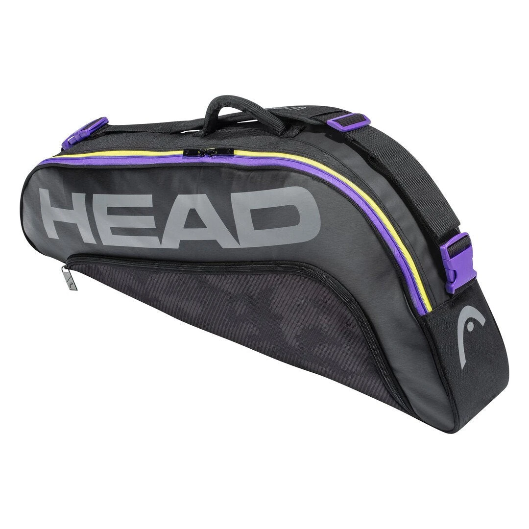 Head Tour Team 3 Pack Racquet Bag (Black/Purple) 1 Head Tour Team 3 Pack Racquet Bag (Black/Purple)